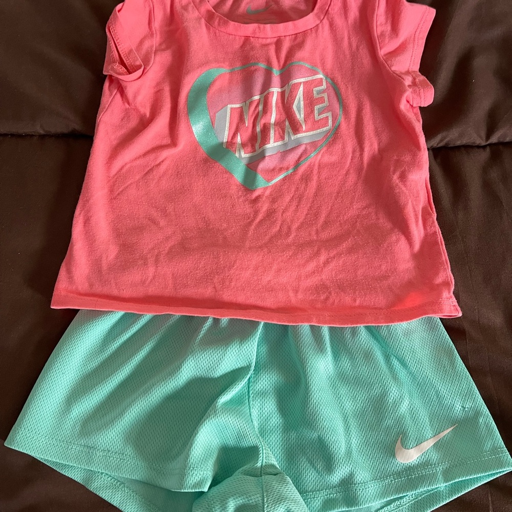 Nike Coral Tee with Logo
